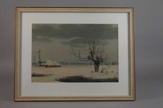 Hans Schiel, "Winter in der Altmark" - Foto 2