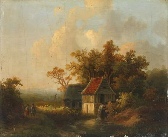 Willem de Klerk, attr., Romantische Landschaft - photo 1