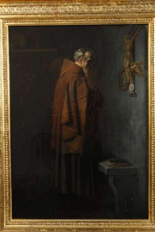 Charles van Meer, attr., Andächtiger Mönch - photo 2
