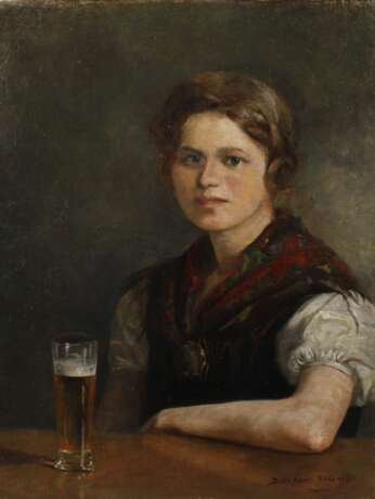 Dora Arnd-Raschid, Mädchen mit Bierglas - photo 1