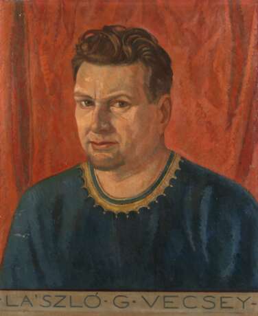 Carl Wittek, Portrait "László G. Vecsey" - Foto 1
