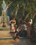 Paintings. H. Becker, Südländische Parkgesellschaft