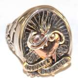 Ring "Heart Breaker", Christian Audigier by Ed Hardy, 925er Silber, ca. 16,2 g, RG 55, Innendurchmesser 17,5 mm - Foto 1