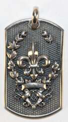 Anhänger, 925er Silber, ca. 29,5 g, Christian Audigier by Ed Hardy, Maße mit Öse 5,6x2,9 cm