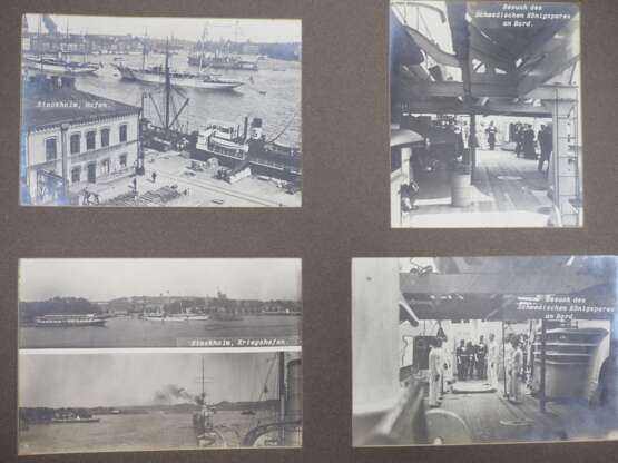 2 Fotoalben der Weltreise des Kreuzers "Vineta" 1912-1913. - фото 6
