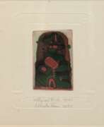 Willibrord Haas. Haas, Willibrord (1936 Schramberg) &quot;Lebkuchen Baum&quot;, Farbradierung, Exemplar 43/49, mit Bleistift sign. und dat. 1977, 16x10 cm, hinter Glas und Rahmen