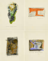 Olav Christopher Jenssen. Mixed Lot of 4 Paper Works