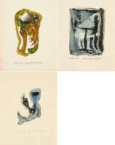 Olav Christopher Jenssen. Mixed Lot of 3 Paper Works