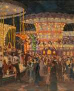 Paul Buchholz. Paul Buchholz (Bromberg 1868 - vor 1930). Jahrmarkt bei Nacht.