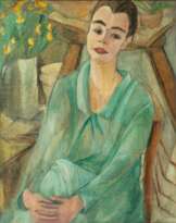 Alma del Banco (Hamburg 1863 - Hamburg 1943). Lady in Green.