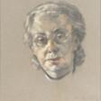 Lotte Laserstein (Preußisch Holland/Königsberg 1898 - Kalmar/Schweden 1993). Käte Laserstein en face. - Auktionspreise