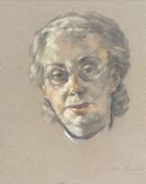 Lotte Laserstein (Preußisch Holland/Königsberg 1898 - Kalmar/Schweden 1993). Käte Laserstein en face.