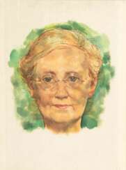 Lotte Laserstein (Preußisch Holland/Königsberg 1898 - Kalmar/Schweden 1993). Meta Laserstein, Portrait en face.