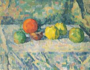 Ivo Hauptmann (Erkner 1886 - Hamburg 1973). Still Life with Apples.