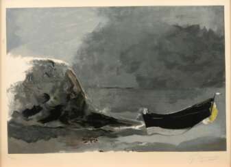 Georges Braque (Argenteuil 1882 - Paris 1963). Marine Noir.