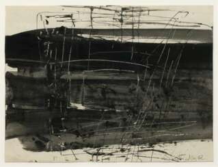 Arnold Fiedler (Hamburg 1900 - Hamburg 1985). Lines over Black.