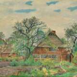 Ernst Eitner (Hamburg 1867 - Hamburg 1955). Village in Spring. - фото 1