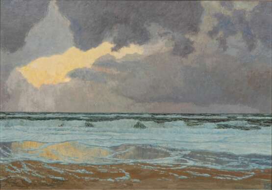 Magnus Weidemann (Hamburg 1880 - Keitum/Sylt 1967). Evening by the North Sea. - photo 1