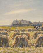 Франц Корван. Franz Korwan (Heinebach 1865 - Noé 1942). Harvest on Sylt.