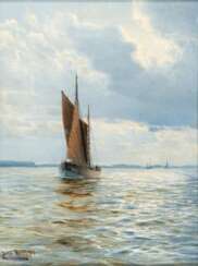 Johannes Holst (Hamburg-Altenwerder 1880 - Hamburg-Altenwerder 1965). Fishing Boat.