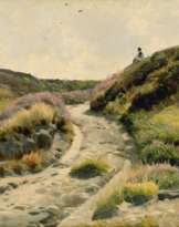 Peder Mönsted (Grenaa 1859 - Fredensborg 1941). Weg durch die Dünen.