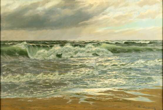 Patrick von Kalckreuth (Kiel 1898 - Starnberg 1970). Waves. - photo 1