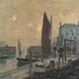 Claus Bergen (Stuttgart 1885 - Lenggries 1964). Small Harbour in Cornwall. - Archives des enchères