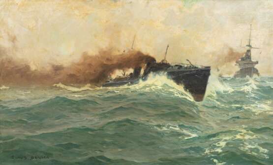 Claus Bergen (Stuttgart 1885 - Lenggries 1964). Torpedo Boat. - фото 1
