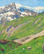 Карл Арп. Carl Arp (Kiel 1867 - Jena 1913). Monte Livrio with Glacier near Franzenshöhe.
