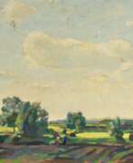 Удо Петерс. Udo Peters (Hannover 1884 - Worpswede 1964). Worpswede Landscape.