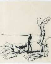 André Krigar (Berlin 1952). Man with Dog.