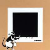 Not by Banksy by Not Not Banksy. Rat with Black Square. - photo 1