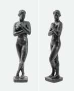 Sculptures. Georg Kolbe (Waldheim/Sachsen 1877 - Berlin 1947). Standing Female Nude with Crossed Leg.