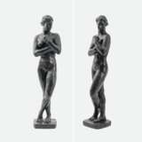 Georg Kolbe (Waldheim/Sachsen 1877 - Berlin 1947). Standing Female Nude with Crossed Leg. - photo 1