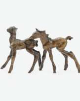 Renée Sintenis (Glaz/Schlesien 1888 - Berlin 1965). A Pair of Foals.