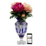 Grand vase de forme amphore en cristal color&eacute;. Хрусталь Eclecticism 40 г. - фото 2