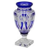 Grand vase de forme amphore en cristal color&eacute;. Хрусталь Eclecticism 40 г. - фото 3