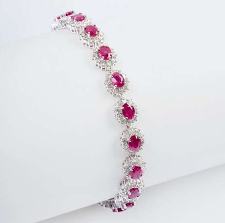 A Ruby Diamond Bracelet. - photo 1