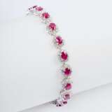 A Ruby Diamond Bracelet. - фото 1