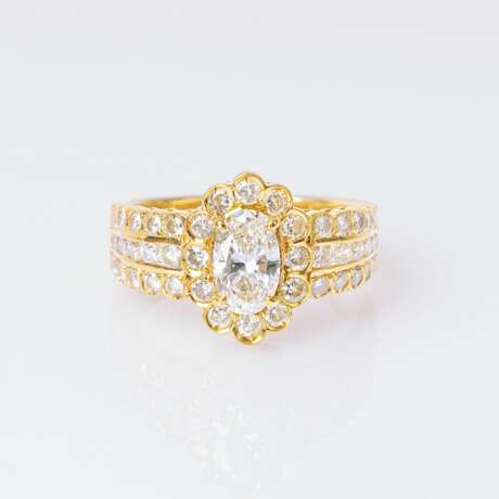 Diamant-Brillant-Ring. - Foto 1