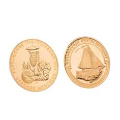 Two Gold Coins 'Duisburg'.