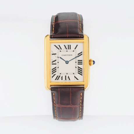 Cartier. A Gentleman's Wristwatch 'Tank Solo'. - photo 1