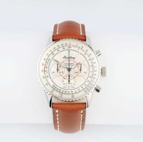 Breitling founded 1884. Gentleman's Wristtwatch Chronograph 'Navitimer Montbrillant - Serie Speciale. - photo 1