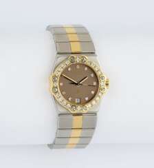 Chopard. Damen-Armbanduhr mit Diamant-Besatz 'St. Moritz'.