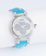 Louis Vuitton. Louis Vuitton. A Lady's Wristwatch 'Tambour' with Diamonds.