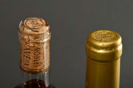 2 Flaschen 1998 Chateau Haut-Placey, Sauternes, Craveia-Goyaud, 0,75l, durchgehend gute Kellerlagerung, 1x Kapsel entfernt - фото 5