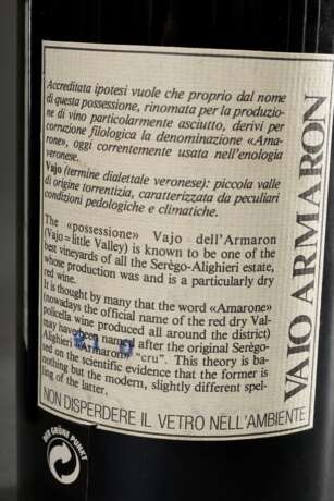 2 Flaschen 1985 Masi Serego Alighieri Vaio Armaron, Valpolicella DOC, Rotwein, Italien, 0,75l, hs - Foto 3