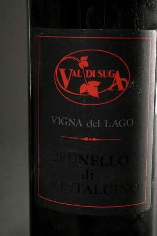 2 Flaschen 1988 Angelini Val di Suga, Vigna del Lago, Brunello di Montalcino DOCG, Rotwein, Italien, 0,75l, in - фото 2