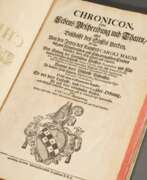 Livres anciens. Band Spangenberg, Cyriacus (1528-1604) &amp;quot;Chronicon, Oder Lebens-Beschreibung und Thaten, aller Bischöffe des Stiffts Verden, Welche von den Zeiten des Kaysers Caroli Magni, biß zum Münsterischen und Oßnabrügische…