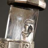 Jambiya Dolch mit ornamental verzierter Silber Scheide und Hartholz Griff, Persien 20.Jh., L. 39cm - фото 8